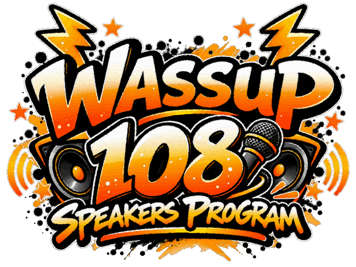 WAssup 108 Speakers Program logo